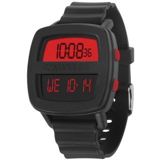 Converse Re Mix Black Silicone Watch, Mens