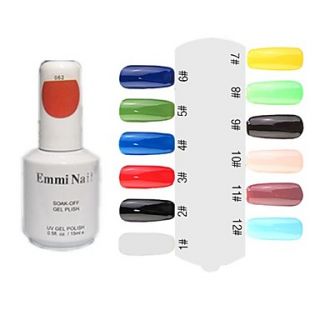 UV Color Gel Colorful Nail Polish (15ml,1 Bottle)