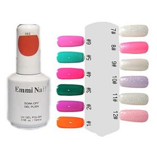 UV Gel Colorful Nail Art Nail Polish (15ml,1 Bottle)