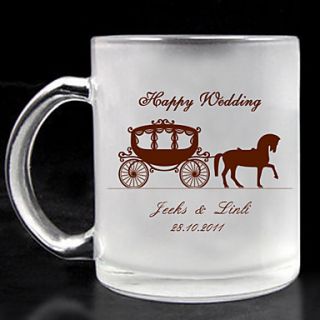 Personalized Frosted Glass   Carriage