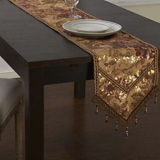 Traditional Polyester Print Floral Table Runners