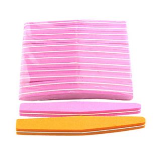 10PCS Sponge Nail Files Diamond(Assorted Colors)