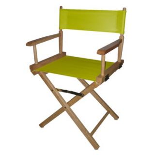 Directors Chair Yellow Natural Frame Directors Chair