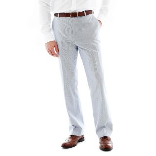 Stafford Blue Pincord Cotton Pants, Mens