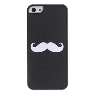 White Mustache Pattern Hard Case for iPhone 5/5S