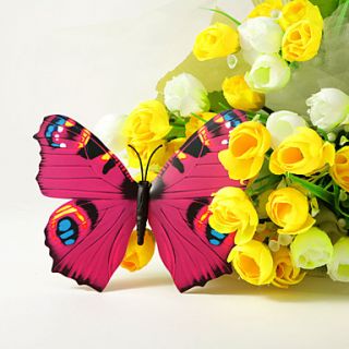 Nice Fuchsia Plastic Butterfly