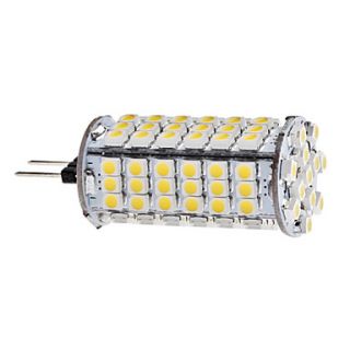 G4 5W 102x3528 SMD 400 420LM 3000 3500K Warm White Light LED Corn Bulb (12V)