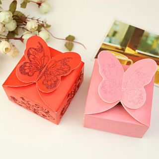Butterfly Theme Favor Boxes   Set of 12 (More Colors)