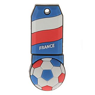 France Ball Shaped Plastic USB Stick 4G