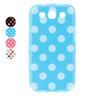 Stylish Dots Pattern Soft Case for Samsung Galaxy S3 I9300 (Assorted Colors)