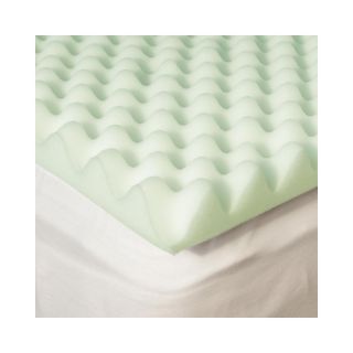 Science of Sleep Polar Foam Multi Purpose Mattress Overlay Cushion, White