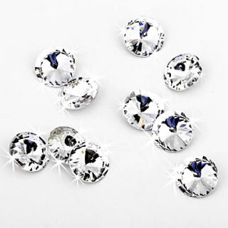 Shining Round Crystal Diamond Confetti   Set of 20 Pieces (More Sizes)