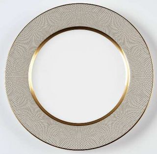 Mikasa Confetti Gold Salad Plate, Fine China Dinnerware   Gold Dotted Rim,Gold T
