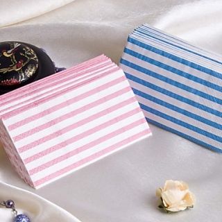 Pretty Stripe Guest Towels   Set of 12 Packs (More Colors)