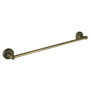 Antique Brass Finish Brass Material Towel Bars (Single Bar)