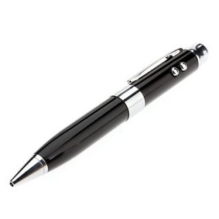 2GB Multifunction Pen Shaped 8GB USB Flash Drive with White Light Laser Pointer Money Detector Ball pen