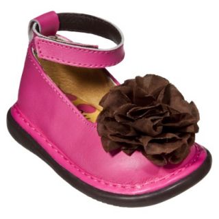 Little Girls Wee Squeak Ankle Strap Shoe   Hot Pink 11