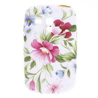Elegant Flower Pattern Soft Case for Samsung Galaxy S3 Mini I8910