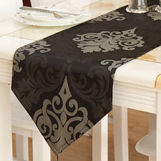 Traditional Floral Brown Table Runners
