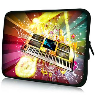 Electronic PianoPattern Nylon Material Waterproof Sleeve Case for 11/13/15 LaptopTablet