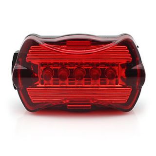 5 LED Plastic Bicycle Warning Light Bicycle Taillight S250011