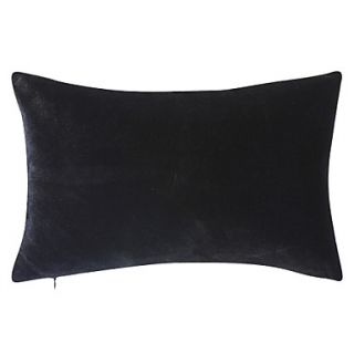 Stylish Black Polyester Decorative Pillow Cover