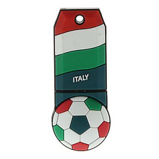 Italy Ball Shaped Plastic USB Stick 8G