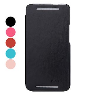 Elegant Full Body PU Leather Case with Stand and Card Slot for HTC One
