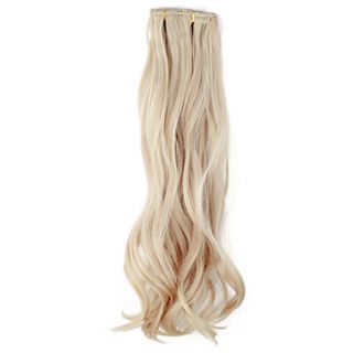 High Quality Synthetic 45 cm Clip In Silky Wavy Hair Extension 6 Colors to Choose