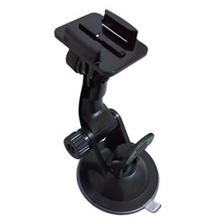 High Strength Folding Car Holder For GOPRO Outdoor Sport Cameras (Black)