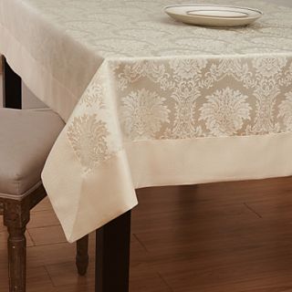 Country Style Floral Jacquard Waterproof Table Cloth