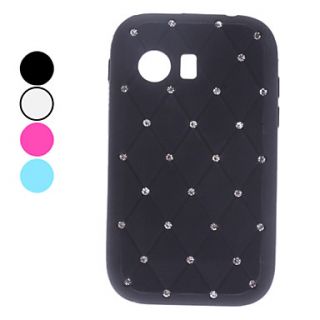 Solid Color Soft Case with Rhinestone for Samsung Galaxy Y S5360 (Assorted Colors)