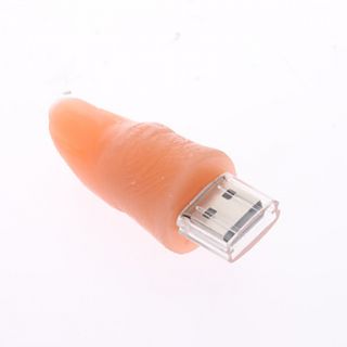 8GB Simulation Finger USB2.0 Samsung Chip Flash Memory Drive U Stick (Fleshcolor)