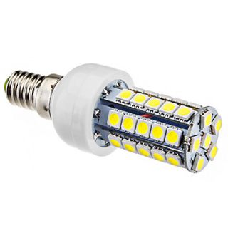 E14 4.5W 41x5050SMD 360 400LM 6000 6500K Natural White Light LED Corn Bulb (220 240V)