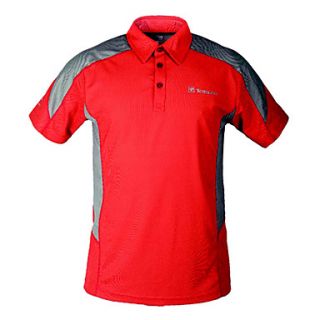 Mens Fashionable Quick drying Polo T shirts(Red)