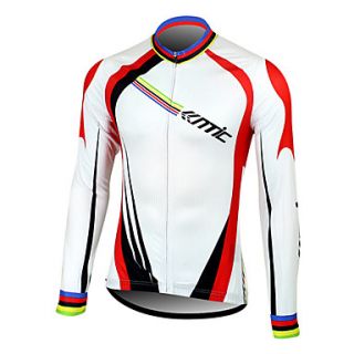 Santic 100% Polyester Fiber Long Sleeve BreathableQuick Drying Men Cycling Jersey