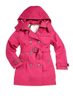 Burberry Little Girls Hooded Trenchcoat