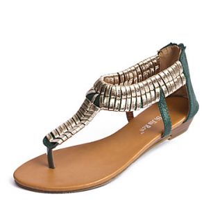 Amazing Leatherette Flat Heel Sandals With Buckle Party / Evening Shoes (More Colors)