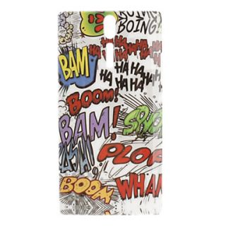 Scrawling Pattern Hard Case for Sony Xperia S LT26i