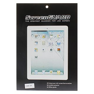LCD High Definition Screen Film Protector with Cleaning Cloth for iPad 2/3/4