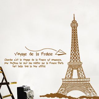 Voyage de la France Wall Sticker