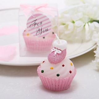 Lovely Cupcake Design Candle Favor (More Colors)