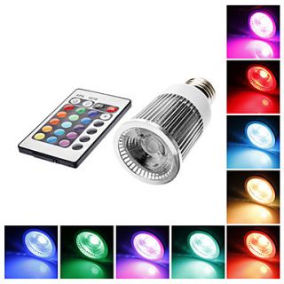 E27 5W RGB Light Remote Controlled LED Spot Bulb (85 265V)