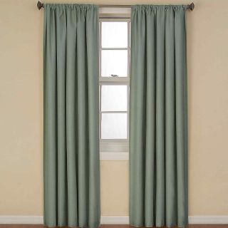 Eclipse Kendall Rod Pocket Thermal Blackout Curtain Panel, Blue