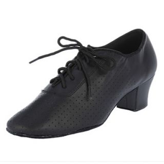 Womens Leather Upper Dance Shoes