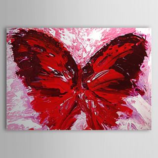 Hand Painted Oil Painting Abstract Butterfly with Stretched Frame 1308 AB0562