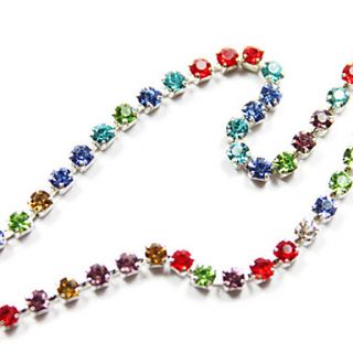 100PCS Multi color Artificial Diamonds Nail Decorations 0.6cm