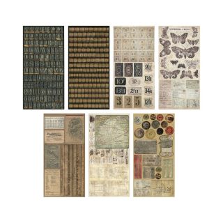 TIM HOLTZ Idea Ology Cardstock Salvage Stickers, Crowded Attic