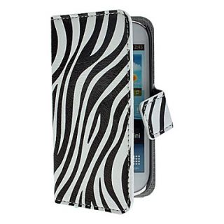 Pattern PU Leather Case with Stand and Card Slot for Samsung Galaxy S3 mini I8190