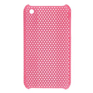 Solid Color Mesh Protective PC Hard Case for iPhone 3G/3GS (Optional Colors)